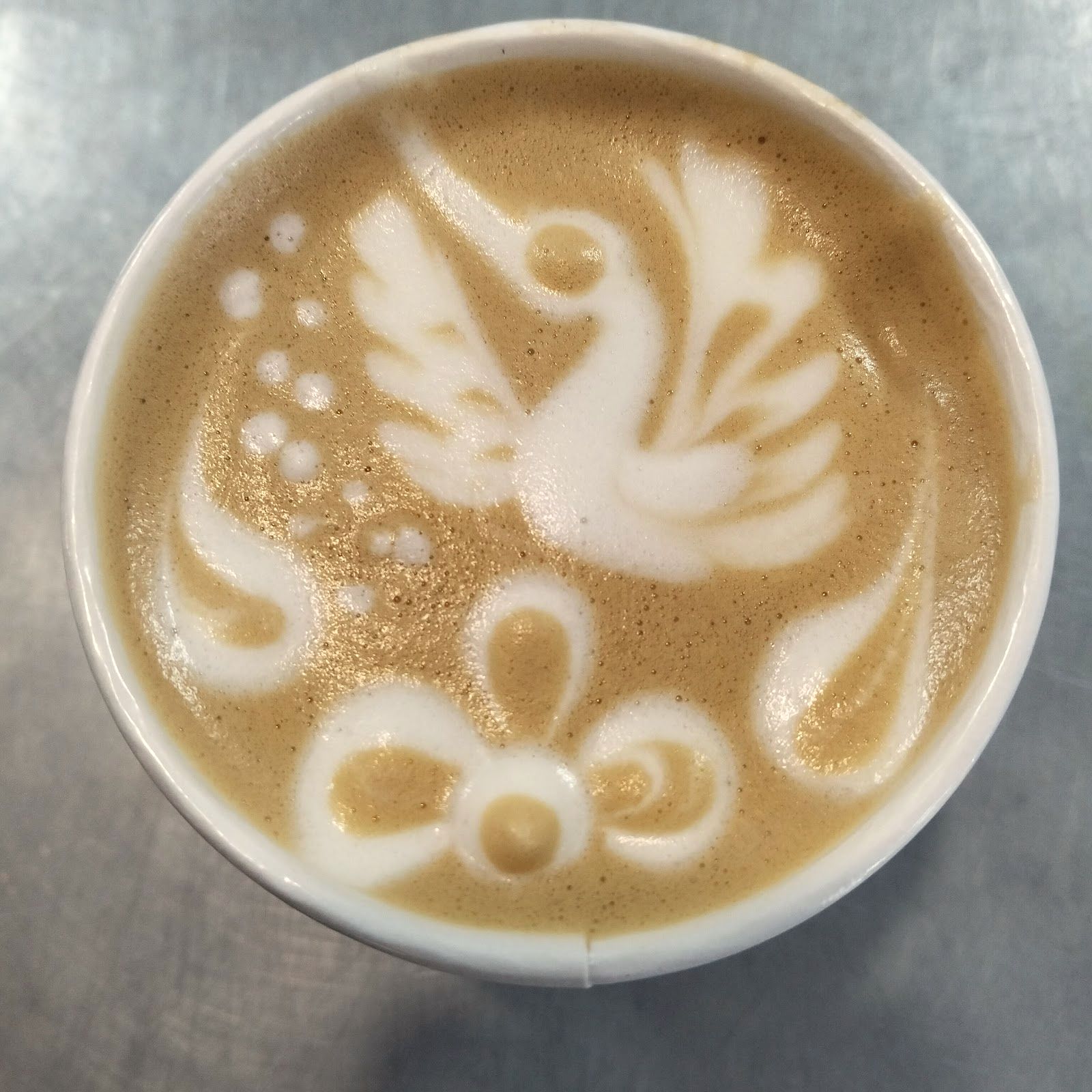 Koffie met 'n prentjie